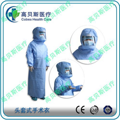 一次性使用头套式手术衣